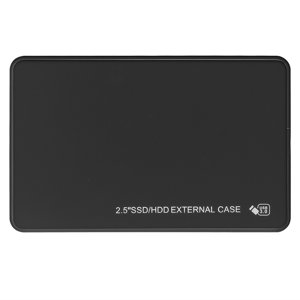 Mobile Hard Drive External Case, Ultra Thin Hard Disk Box  for Vista Black
