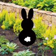thumbnail image 2 of Easter Acrylic Rabbit Garden Decor Waterproof Double Sided Lawn Decorative Signs for Villa Courtyard Garden, 2 of 6
