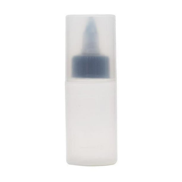 Botella transparente para condimentos de cocina con escala de medición, dispensador de plástico de 16 oz para aceite y vinagre, a prueba de fugas y fácil de apretar para cocinar en casa,