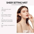 thumbnail image 4 of Sheer Body Mist Sunscreen SPF 50, Broad Spectrum Shimmering Body Oil Mist, Hydrating Makeup-Friendly Glow Spray Non-Greasy & Lightweight, Fast-Absorbing for Face & Body, 4 of 7