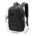thumbnail image 3 of Mochilas militares unisex Mochilas de senderismo de gran capacidad al aire libre (negro) Tmvgtek Para Estrenar, 3 of 3