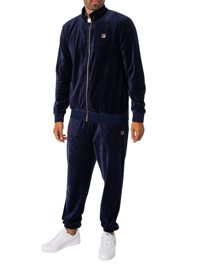 Fila Marc Velour Track Jacket, Blue - Walmart.com