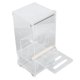 thumbnail image 5 of Comedero Automático Para Jaula De Pájaros, Acrílico Transparente Que Evita Salpicaduras, Alimentador Automático Para Loros, Gran Capacidad, Seguro, Fácil Instalación, Fácil, 5 of 7