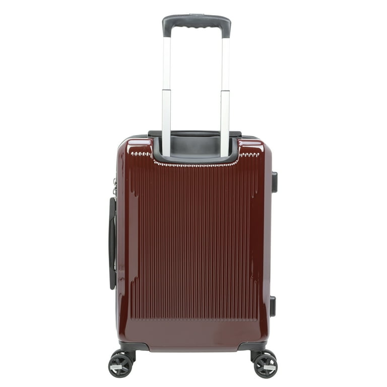 Swiss Tech 21 Hardside Carry on Luggage Maroon Walmart