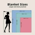 thumbnail image 2 of HELLOYOUNG Cozy Blanket Flannel Flying Moth Pattern Warm Soft Throw with Storage Bag for Home Office Travel Napping Sleeping Halloween Decor Bedding, 2 of 7