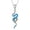 Created Opal, variant on 925 Sterling Silver Snake Pendant Necklace for Women Abalone Shell/Turquoise/Opal Snake Jewelry Gifts