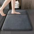 thumbnail image 2 of Birdeem Bathroom Rugs Bath Mat Bath Mats for Bathroom Bathroom Rug Bath Rugs Bathroom Mat Bath Mats Coral Velvet Solid Color Floor Mat-Bathroom Living Room Entrance Water Absorbing and Non Slip Mat- B, 2 of 12