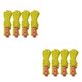 thumbnail image 3 of ziyahi 4X Corde de Tente Randonnée Fil Fournitures de Camping Structure Solide Équipement d'Escalade Multifonctionnel Corde de Tente Extérieure Jaune 2Ensemble, 3 of 6
