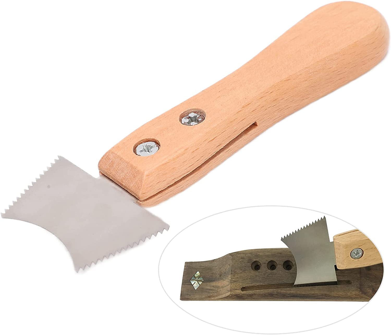 ABCISI Wooden Guitars Frets Knife, Lightweight Convenient Guitar Slot Saw Blade for Music Instrument for Cleaning, Luthier Tools (M02835)