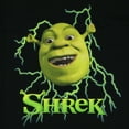thumbnail image 5 of Dreamworks Shrek T-Shirt Men's Lightning Logo Design Adult Short Sleeve Top, 5 of 6