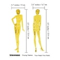 thumbnail image 2 of Traceease Female Human Figure Template Stencils Fashion Designers Drafting Tools, 2 Piece ( Front & Back), 2 of 4