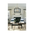 thumbnail image 2 of Declan 24 inch pendant in black and brass, 2 of 8