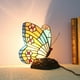 thumbnail image 2 of Advancent Lámpara de con mariposas de vidrieras, exquisito diseño de escena interior, decoración del hogar, enchufe británico, lámpara de Iluminación novedosa Advancent HA070208-01, 2 of 6