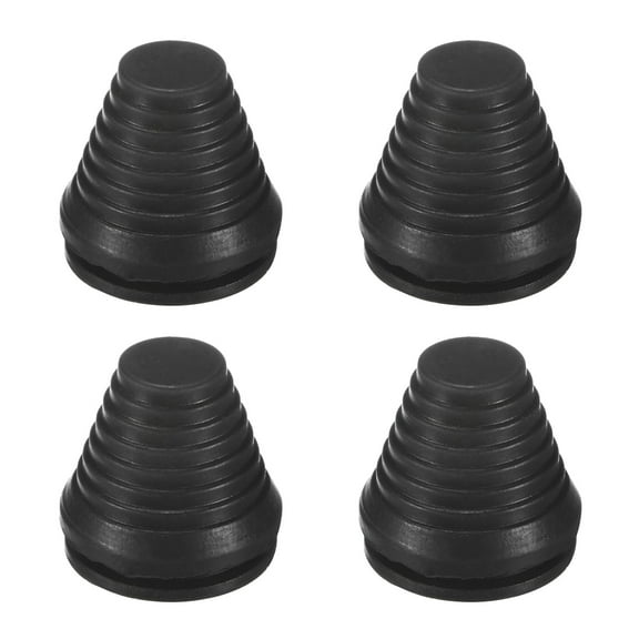Uxcell 4-Pack Rubber Grommets for Wiring 30mm Flexible Drill Hole Grommets Tower-Shaped Firewall Hole Plug for Cables