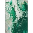 thumbnail image 2 of Addison Rugs Mayfield Washable Contemporary Abstract Green Rectangle Rug, 3' x 5', 2 of 6