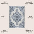 thumbnail image 2 of JONATHAN Y JONATHAN  Y Rosalia Ornate Medallion Modern Area Rug 5 X 8 - Light Blue/Ivory, 2 of 5