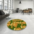 thumbnail image 4 of Ahgly Company Machine Washable Indoor Rectangle Transitional Dark Bronze Brown Area Rugs, 8' x 10', 4 of 7