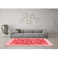 thumbnail image 3 of Ahgly Company Machine Washable Indoor Rectangle Oriental Red Traditional Area Rugs, 3' x 5', 3 of 4