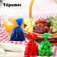 thumbnail image 7 of Tripumer 100 Pcs Colored Cellophane Bags Cellophane Treat Bags with Twist Ties Colorful Cello Treat Bags for Bakery Popcorn Cookies Candy Dessert Party Halloween Blue, 7 of 7