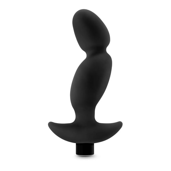 Eden 6.5 Inch Rechargeable Vibrating Anal Plug, Black