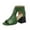 Green, variant on Womens Sandals Dressy Casual Fashion Solid Color Leather Hollow Open Toe Thick High Heeled Front Zipper Roman Sandals