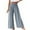 Gray, variant on Frostluinai Palazzo Pants for Women High Elastic Waisted Wide Leg Lounge Capris Solid Color Straight Leg Comfy Capris Beach Vacation Pants