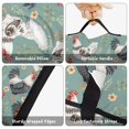 thumbnail image 6 of Rooster and Floral Blue Pattern Teens Toddler Nap Mat with Pillow, Sleeping Mat Bag for Preschool Daycare 51"x22", 6 of 6