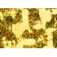thumbnail image 1 of Ahgly Company Indoor Rectangle Abstract Yellow Modern Area Rugs, 6' x 9', 1 of 4
