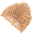 thumbnail image 2 of Turbante Moda Hermoso Único Retráctil Musulmán Bordado Rebordear Mujer Sombrero RegaloChampagne, 2 of 5