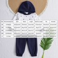 thumbnail image 4 of Karoyedx Toddler Boy Clothes Baby Boys Dinosaur Long Sleeve Hoodie Tops Sweatsuit Pants Winter Outfit Set Black Size,12-18 Months, 4 of 9