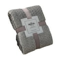 thumbnail image 2 of Fnyoxu 39"x59" Small Flannel Blanket - Reversible Office Knee Throw, All Season Soft Fleece for Sofa & Travel, 2 of 5