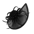 thumbnail image 4 of Flor Fascinators Sombrero, Velo Diadema Pinza para el cabello Accesorios Traje de mal para boda Decoración del cabello Ig Zulema sombrero tocado, 4 of 7
