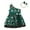Green, variant on Odeerbi Infant Girls Christmas One Shoulder Dresses Cute Tulle Patchwork Irregular Hem Dress Kids Sleeveless Snowflake Print Dress with Headband Set Infant Girls Clothes