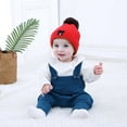 thumbnail image 4 of MIASHUI Unisex Baby Boy Girl Suspender Pants Solid Color Knit Rompers,Navy,6-12 Months, 4 of 5