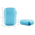 thumbnail image 2 of BESTYASH 2Pcs Eva Compact Storage Case for Headphones Mp3 Hard Disk Data Cable Assorted Colors, 2 of 8