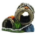 thumbnail image 2 of Aqua Culture Barrel Aquarium Ornament - Multicolor, 2 of 9