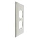 thumbnail image 3 of Placa Dúplex Leviton Nylon Gris 11.5X7 Cm, 3 of 3