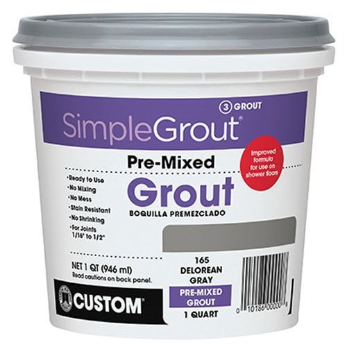 Custom, Bright White PMG381QT 1Quart Simple Premium Grout