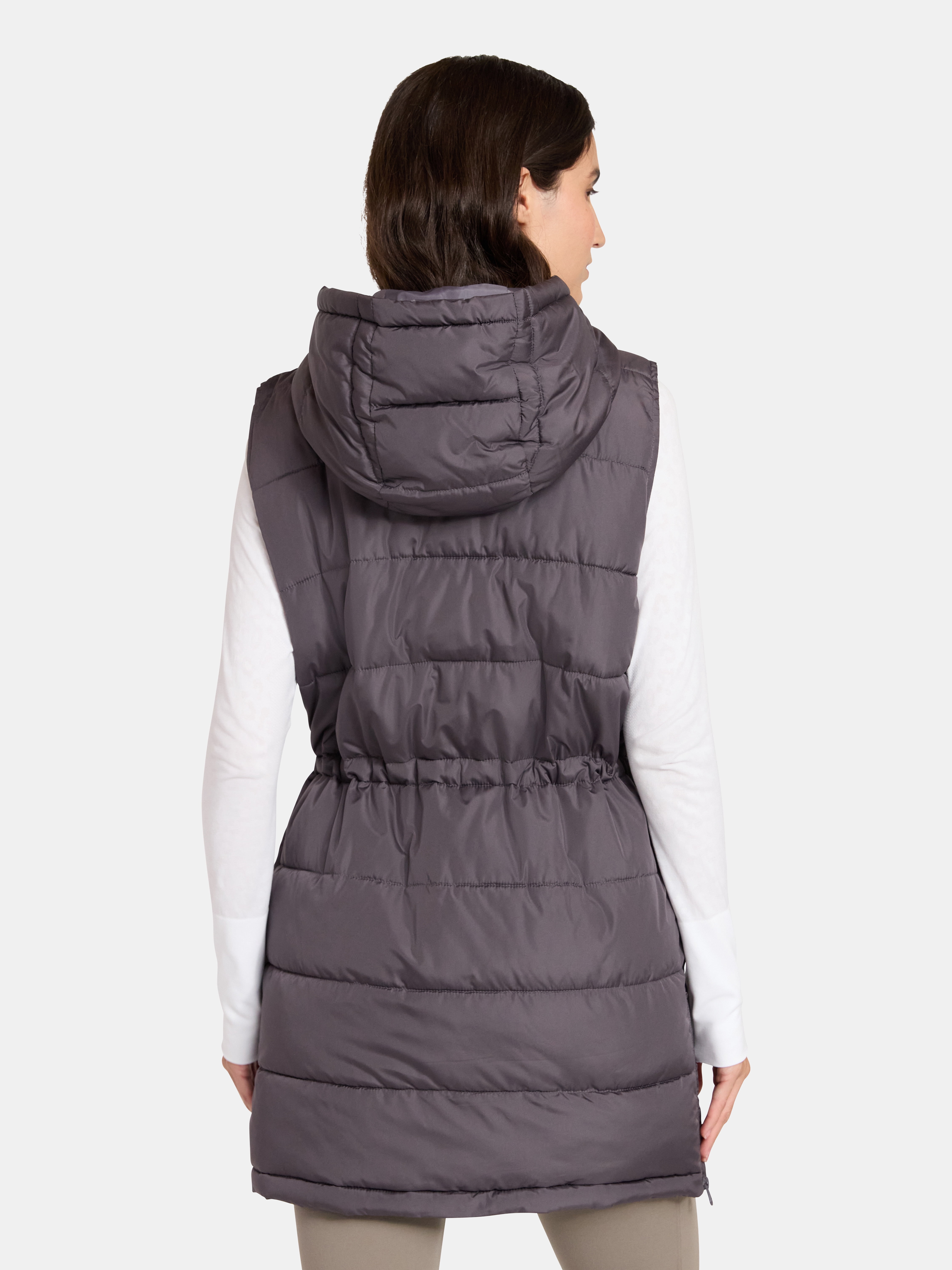 Ozark Trail Women's and Women's Plus Hooded Tunic Vest, Size XS-3X