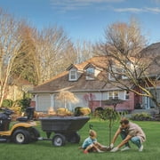 Ohio Steel 1000P-SD 15 Cubic Foot Swivel Garden Tractor and Lawnmower Dump Cart