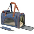 thumbnail image 2 of Greeniant Solo bolso del animal doméstico del hombro Paquete del portador del animal doméstico para viajar que va de excursión que camina el al aire Suministros para perros No.1 Greeniant PT001464-01, 2 of 2