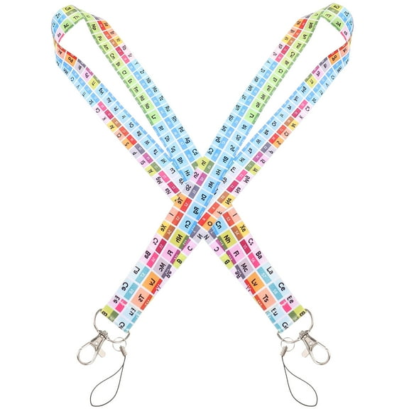 2Pcs Breakaway Lanyards for ID Badges with Clip, Key Phone Holder, Durable ID Card Neck Strap