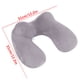 thumbnail image 2 of Almohada de Joroba En Forma de U, Cojín Inflable para El Cuello, Textura Suave y Cálida, Diseño Elástico y Cómodo, Ligero y Portátil, Cómodo para Viajar, Tamaño Compacto (31 X 31 X 14 Cm), 2 of 2