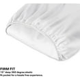 thumbnail image 3 of BLC 100% Cotton White Twin Size Sheet Set 4 Piece 144 Thread Count Percale Weave Bed Sheets Soft and Smooth Luxury Finishing Hotel Quality, 3 of 7