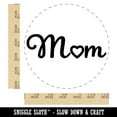 thumbnail image 2 of Mom with Heart Self-Inking Rubber Stamp Ink Stamper - Red Ink - Large 1-1/2 Inch, 2 of 7