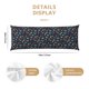 thumbnail image 3 of Balery Shells and Seaweed Funda Protectora para Almohada Corporal de Algodón Hipoalergénico con Cierre(55 x 21 pulgadas), Almohadas No Incluidas, 3 of 7