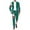 Green, variant on Tracksuit Men Christmas Print Men's Suit Set Stylish Holiday Outfit For Parties And Celebrations Men Suits Regular Fit Suit Separates Purge Suits for Slim Fit Tuxedo Tuxedo Large All Green XXL