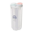 thumbnail image 2 of relayinert Plastic Divided Box Organizer Clear BPA Container Plastic Case Free Storage 3000ml 1Set, 2 of 6