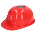 thumbnail image 1 of Chapeau de Sécurité Rigide, Chapeau Rigide en Plastique à Ventilateur Solaire pour la Construction Bleu Foncé, Rouge, Jaune, 1 of 7
