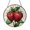 Acrylic 3.5 Inch, variant on Strawberry Fruit Stained Glass Style Suncatcher Window Hanging Decor, Red Strawberry Decorative Glass Panel Art for Kitchen Window Decoration, Fresh Fruit Ornament for Home Window Decor